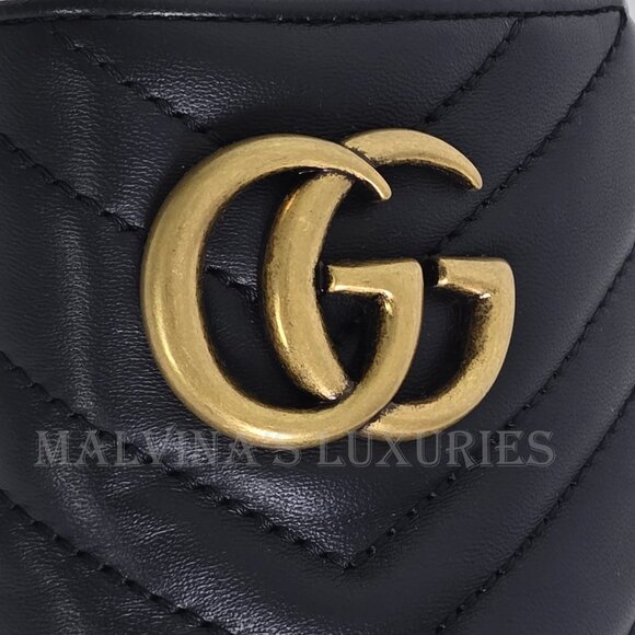 GUCCI SHOES FLATS MARMONT DOUBLE GG LEATHER ESPADRILLE sz 37 US 7 - Picture 11 of 15